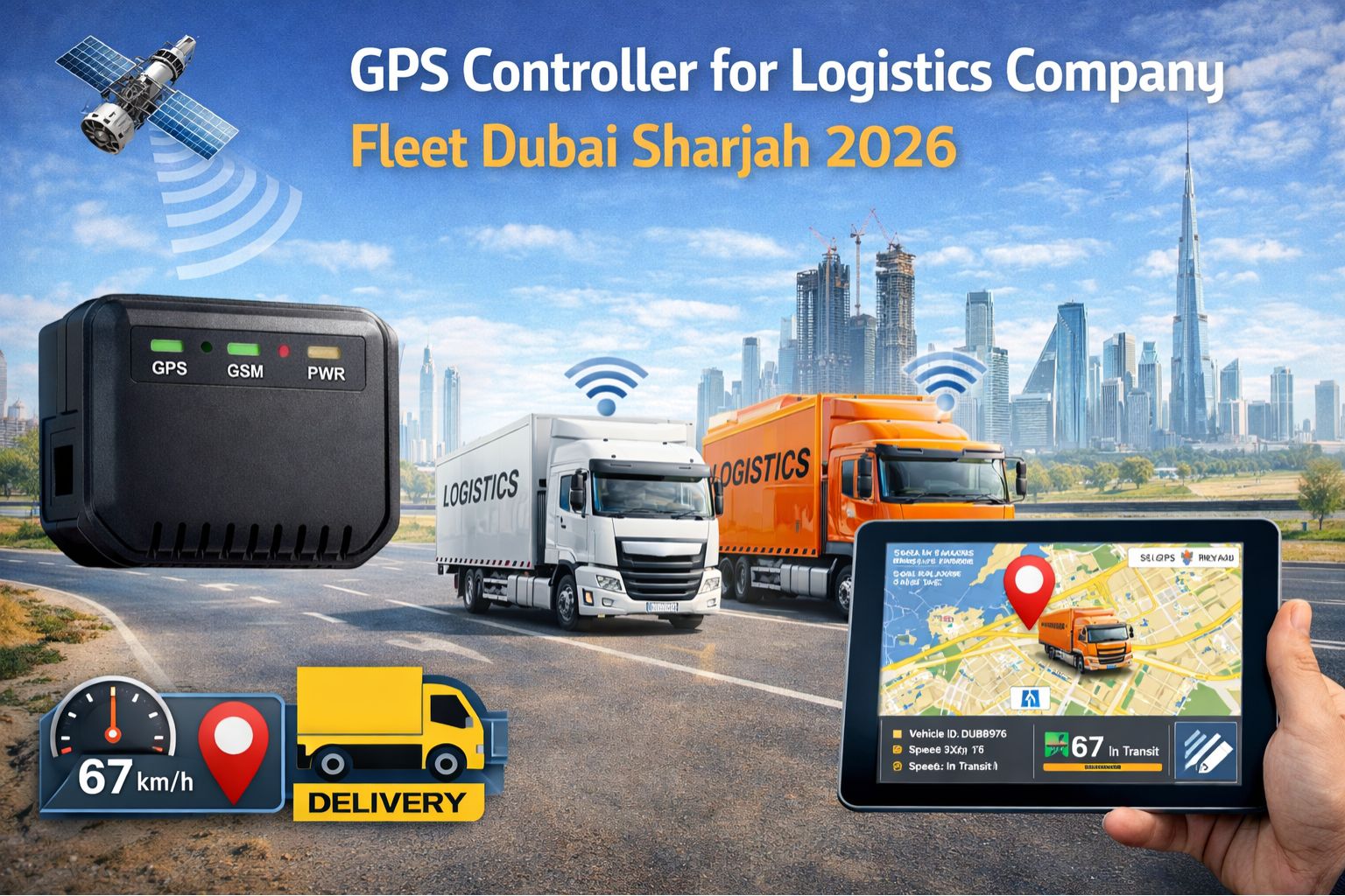 GPS Controller for logistics company fleet Dubai Sharjah 2026
