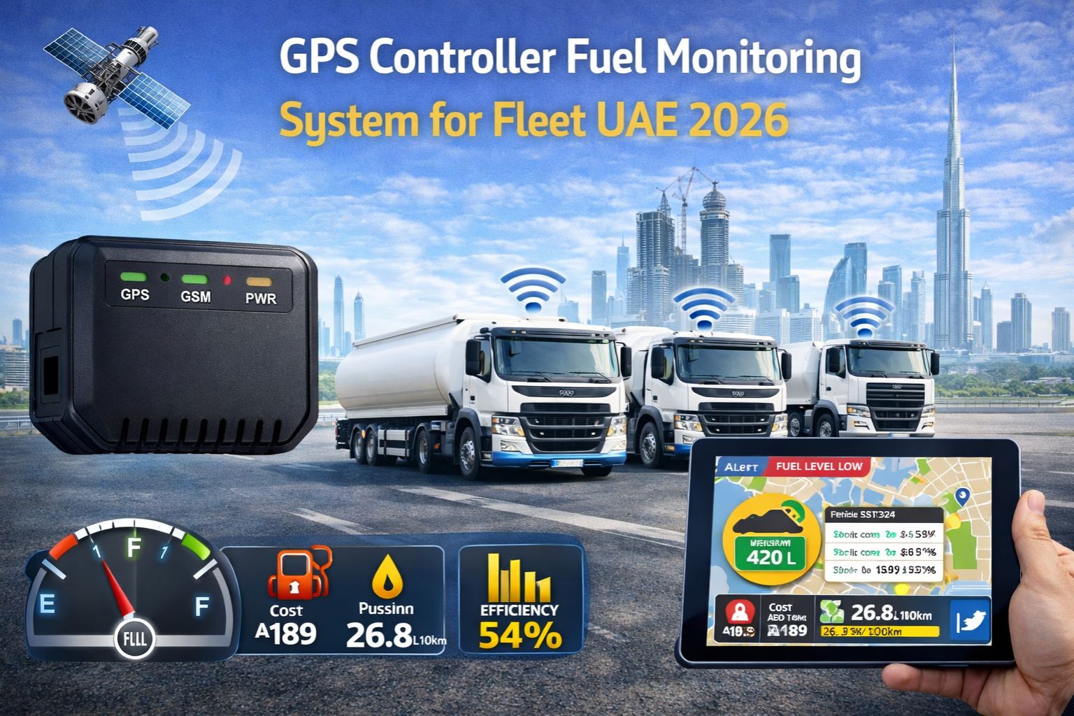 GPS Controller fuel monitoring system for fleet UAE 2026
