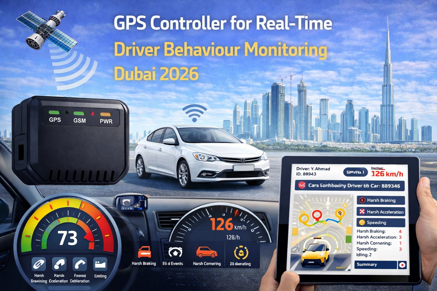 GPS Controller real time driver behaviour monitoring Dubai 2026