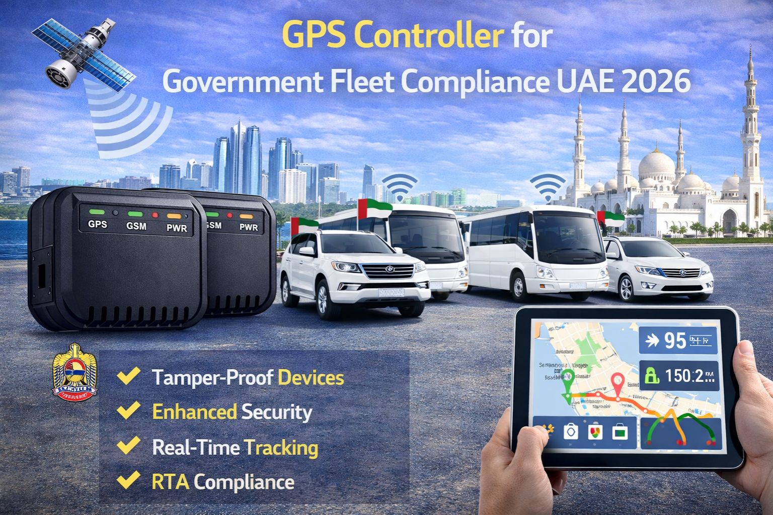 GPS Controller for government fleet compliance UAE 2026