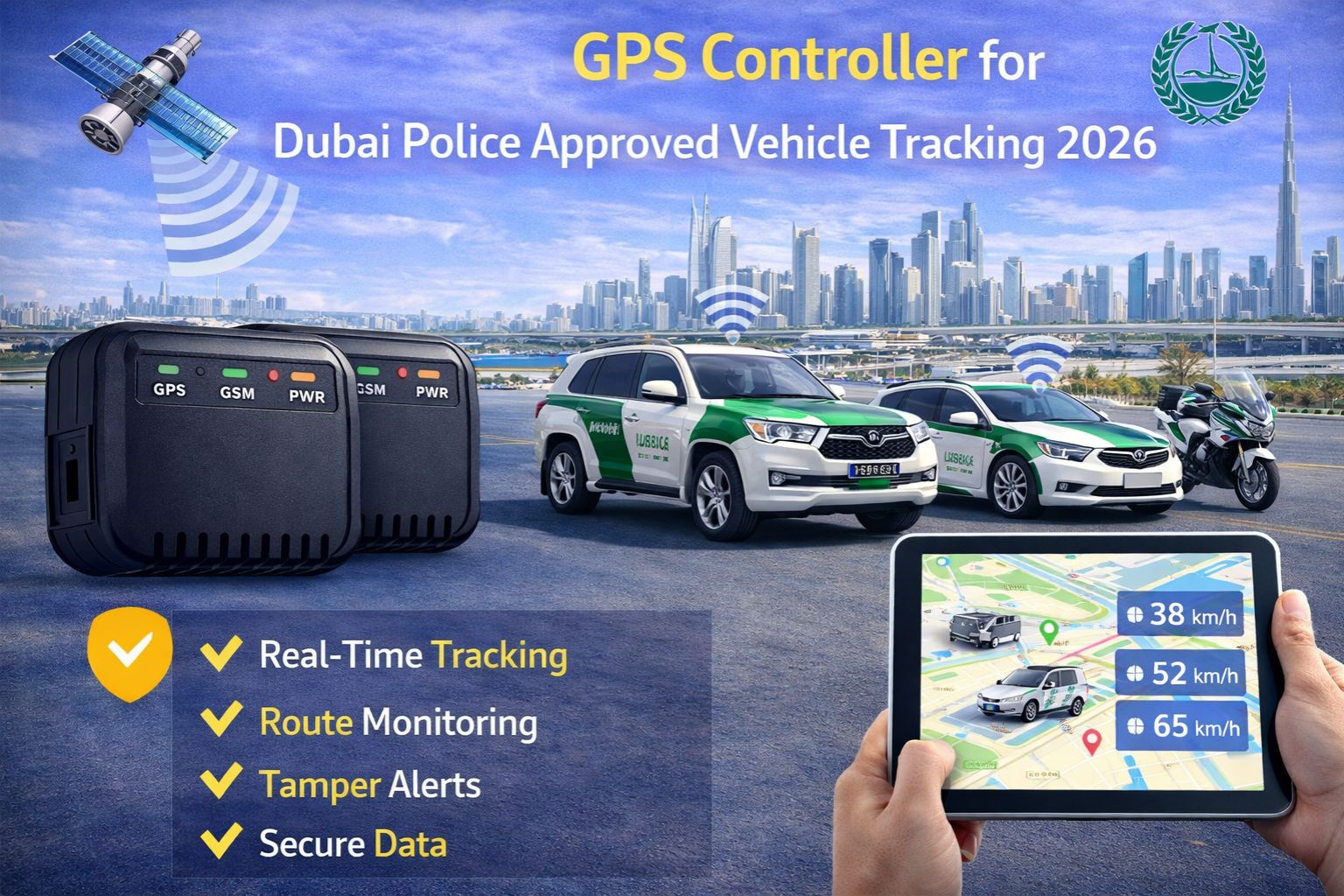 GPS Controller for Dubai Police approved vehicle tracking 2026