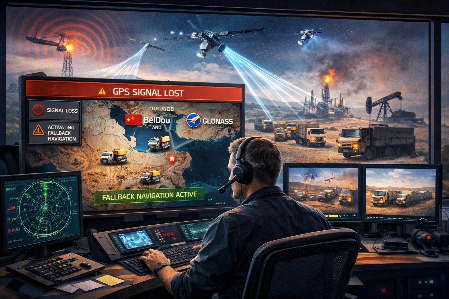 GPS Controller BeiDou GLONASS fallback for Middle East fleet 2026