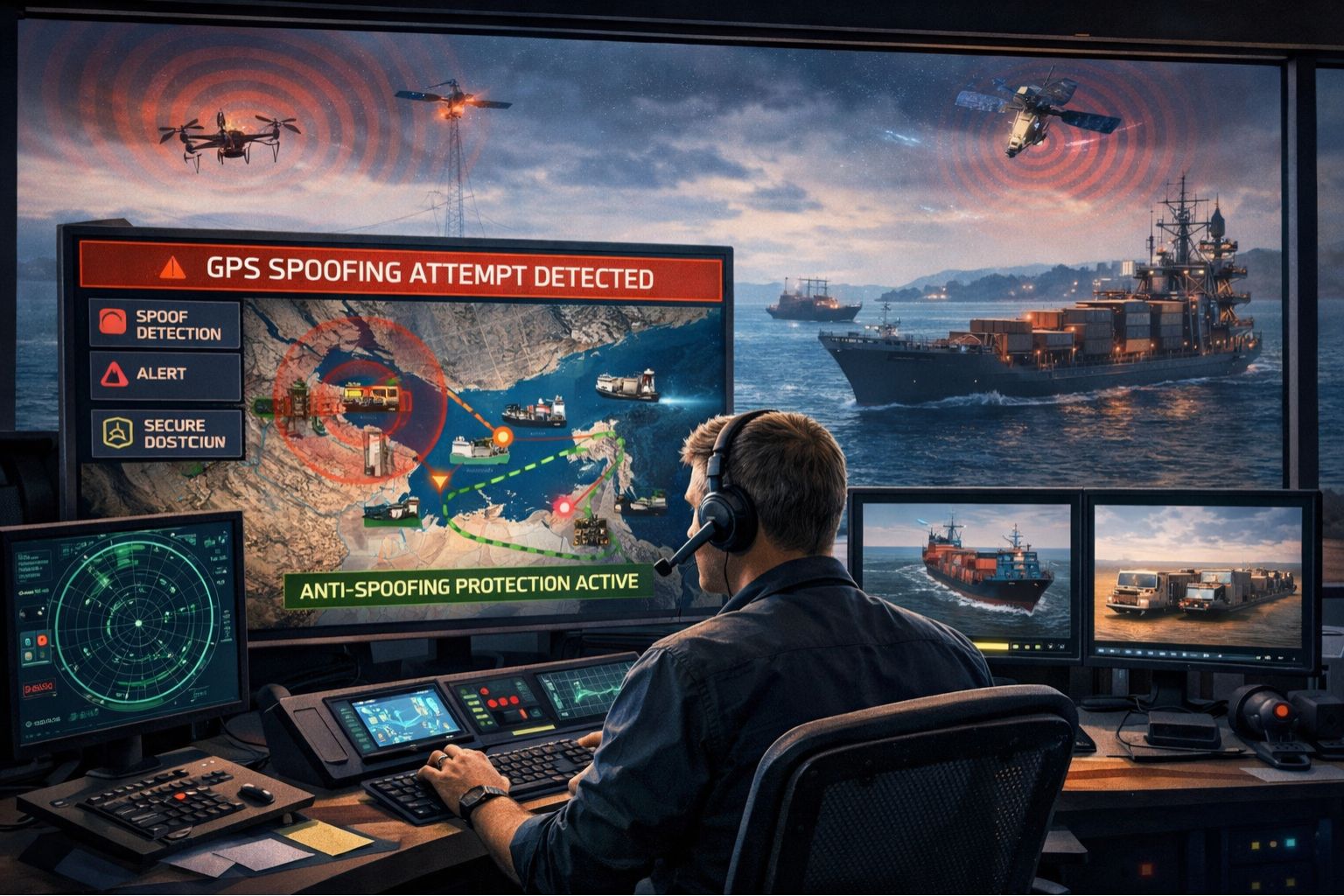 GPS Controller anti spoofing detection for Gulf shipping fleet 2026