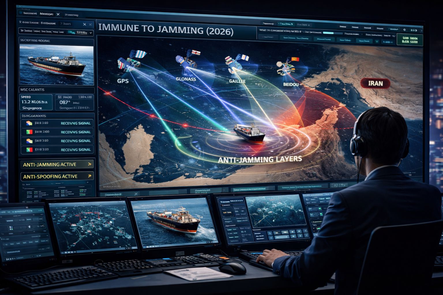 GPS Controller multi constellation immune to Iran jamming 2026