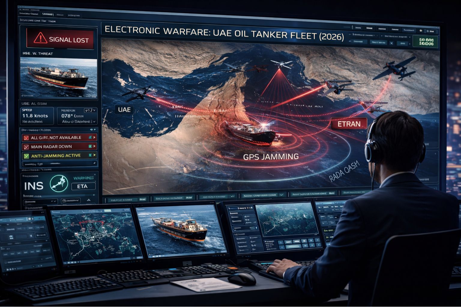 GPS Controller for UAE oil tanker fleet under electronic warfare 2026