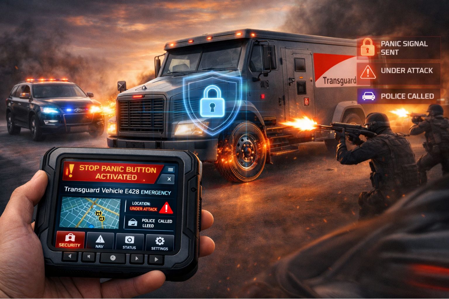GPS Controller for armoured cash transit vehicle security 2026