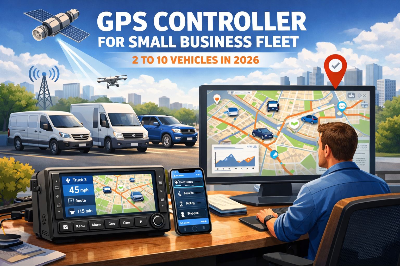 GPS Controller for small business fleet of 2 to 10 vehicles 2026