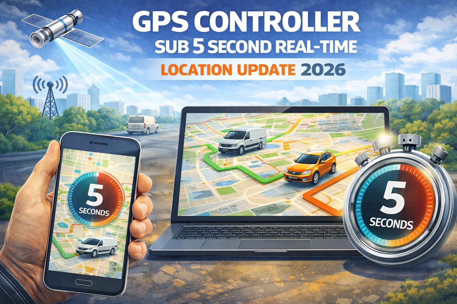 GPS Controller sub 5 second real time location update 2026