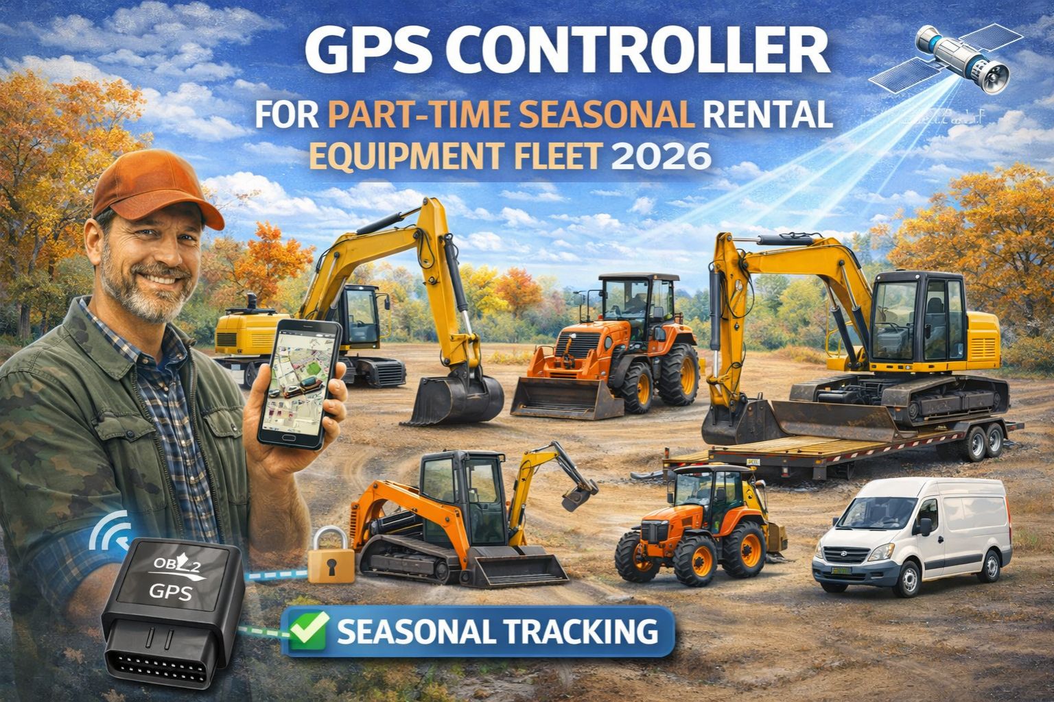 GPS Controller for part time seasonal rental equipment fleet 2026