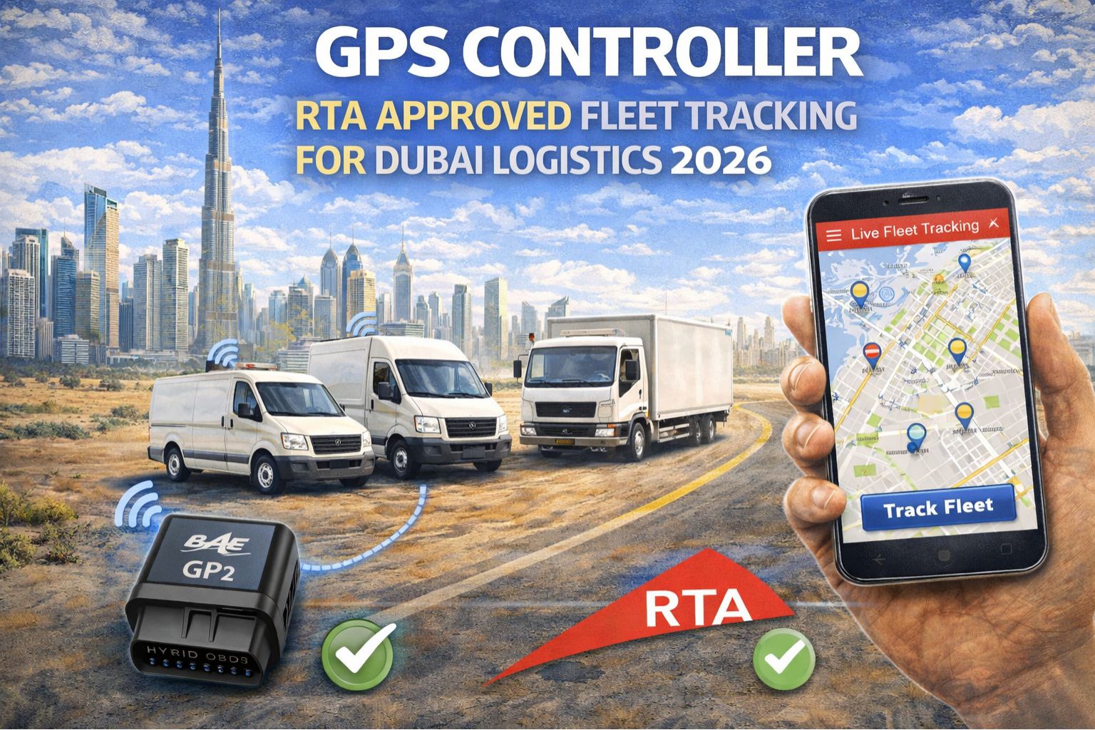 GPS Controller RTA approved fleet tracking for Dubai logistics 2026