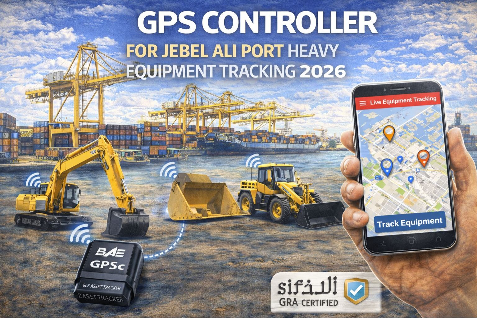 GPS Controller for Jebel Ali port heavy equipment tracking 2026