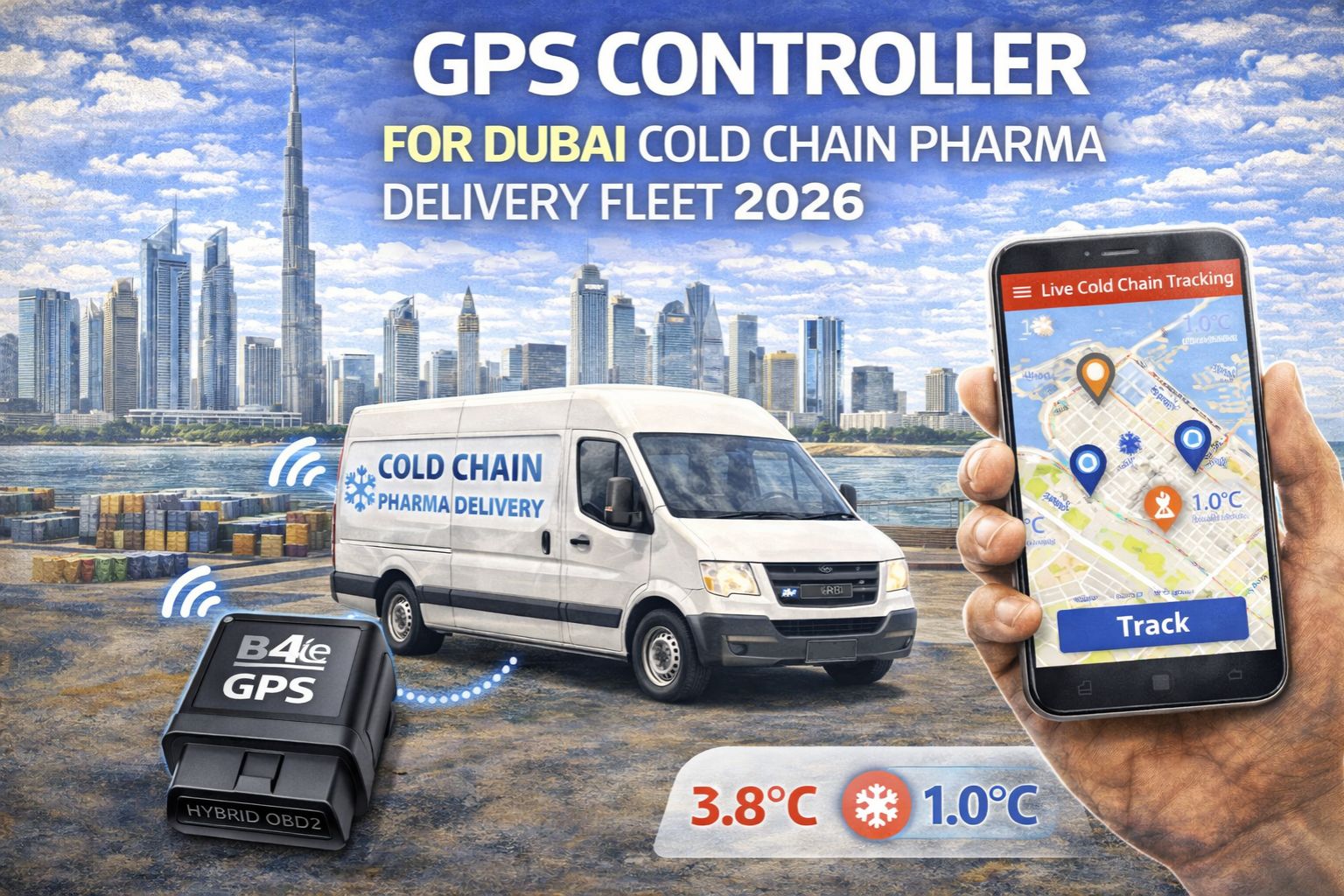 GPS Controller for Dubai cold chain pharma delivery fleet 2026