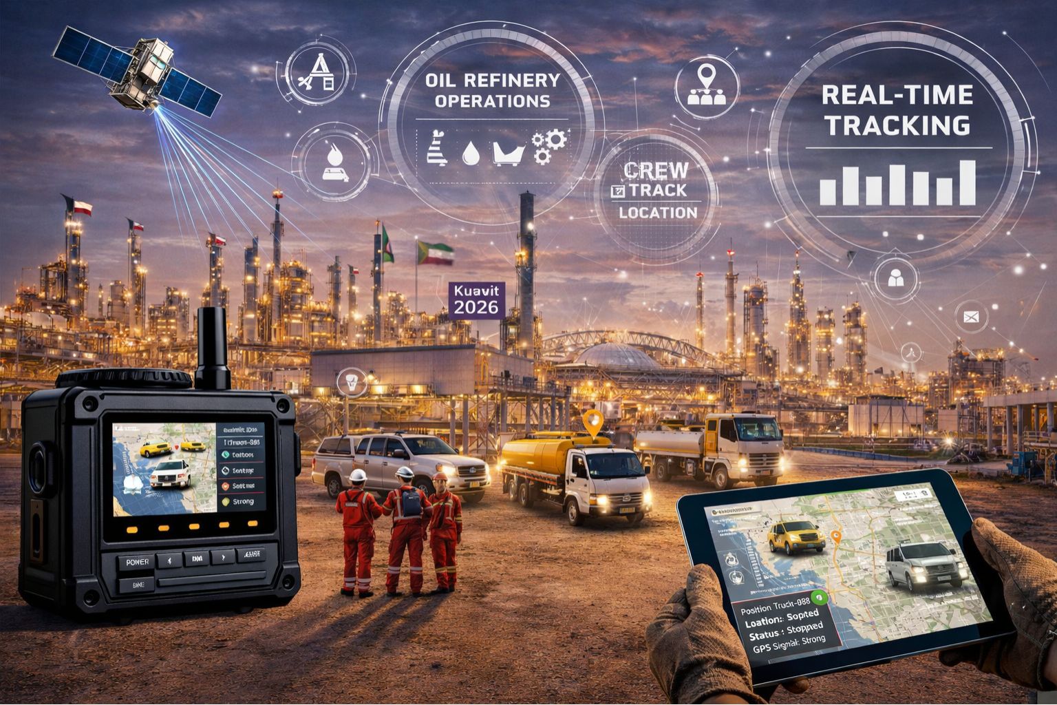 GPS Controller for Oman port logistics container tracking 2026