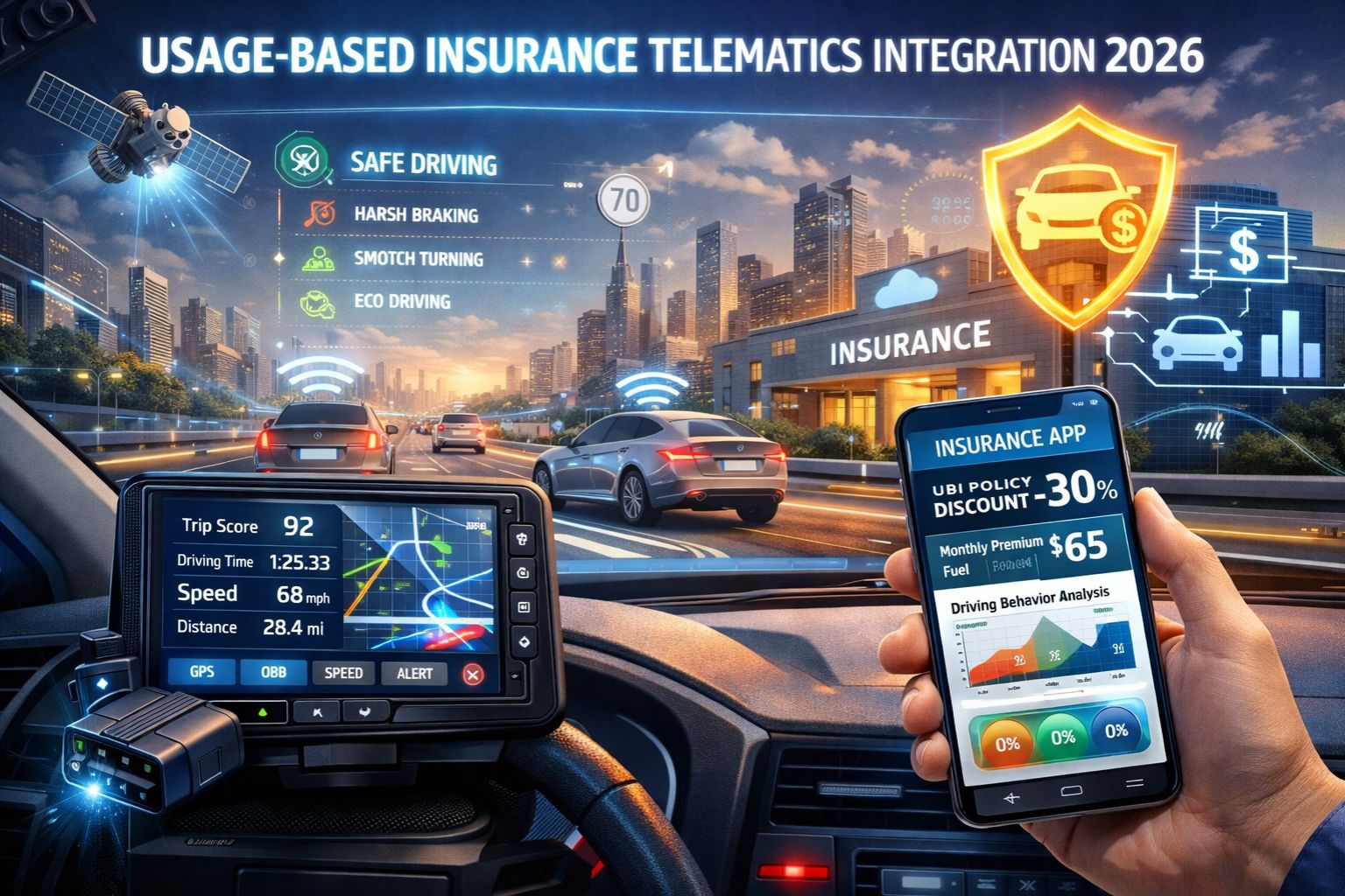 GPS Controller usage based insurance UBI telematics integration 2026
