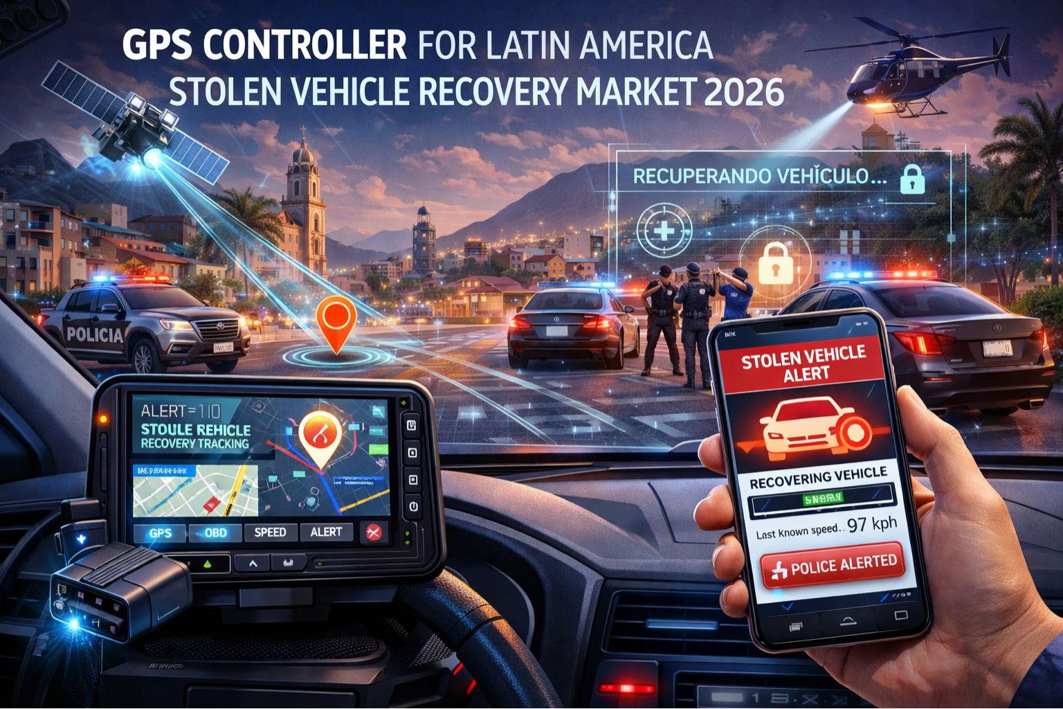 GPS Controller for Latin America stolen vehicle recovery market 2026