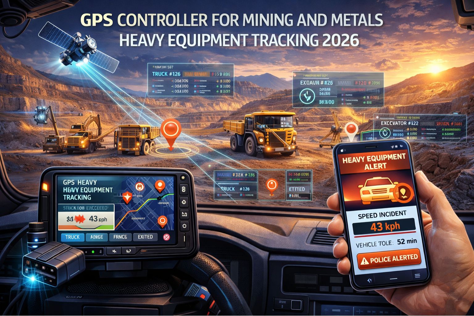 GPS Controller for mining and metals heavy equipment tracking 2026