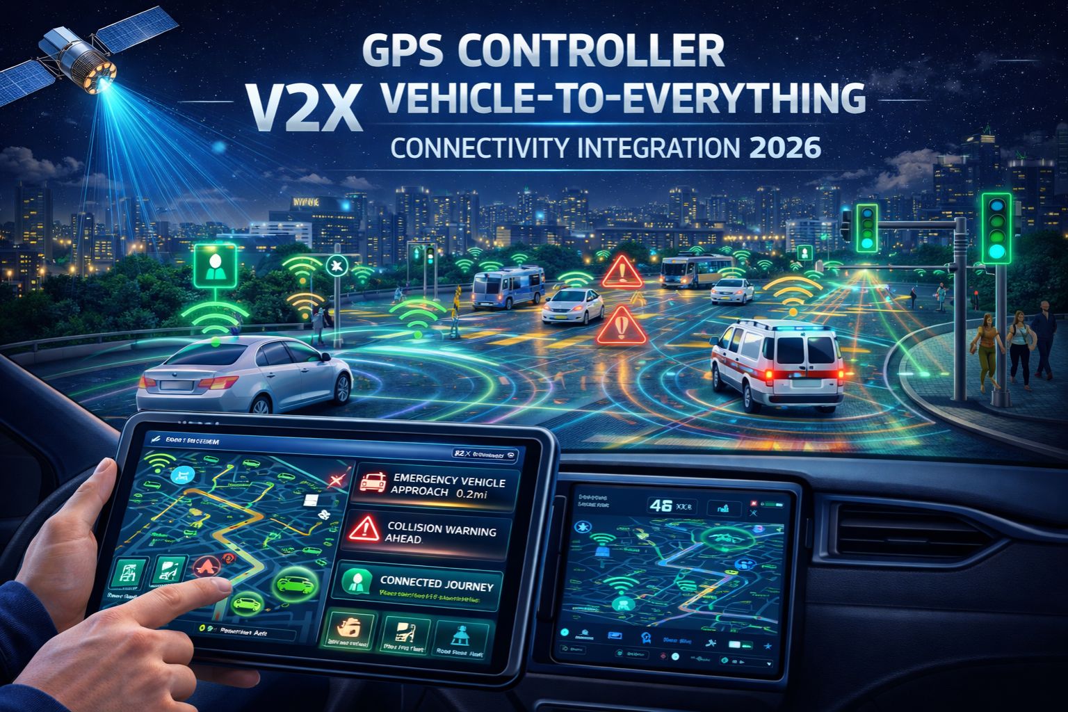 GPS Controller V2X vehicle to everything connectivity integration 2026