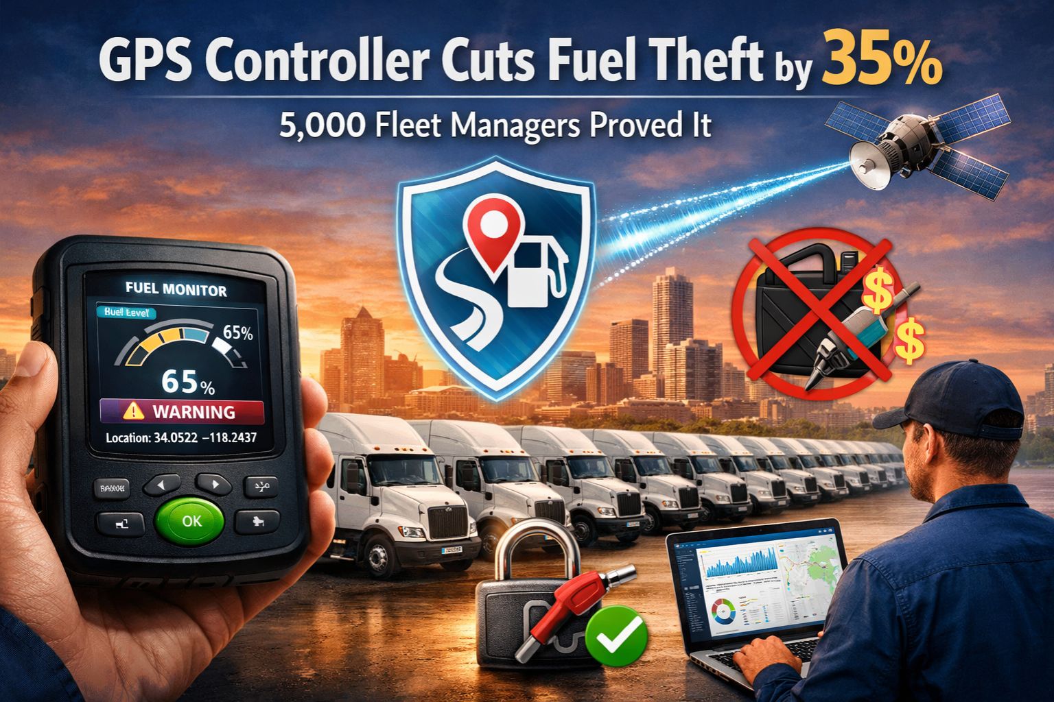 GPS Controller Cuts Fuel Theft by 35% — 5,000 Fleet Managers Proved It 2026