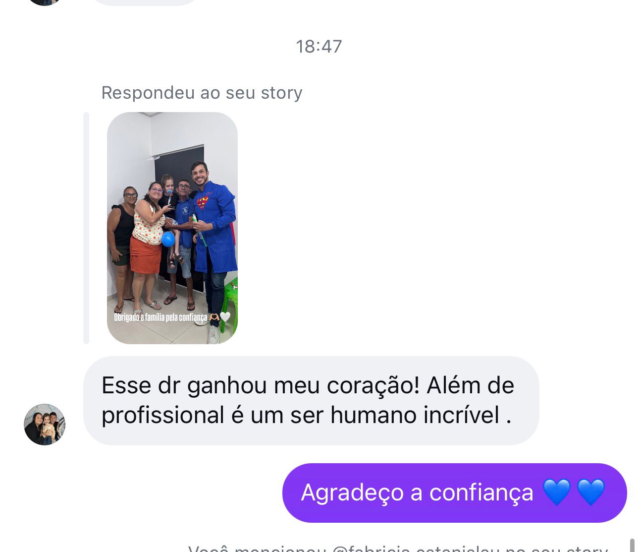 Depoimento de família atendida — 5