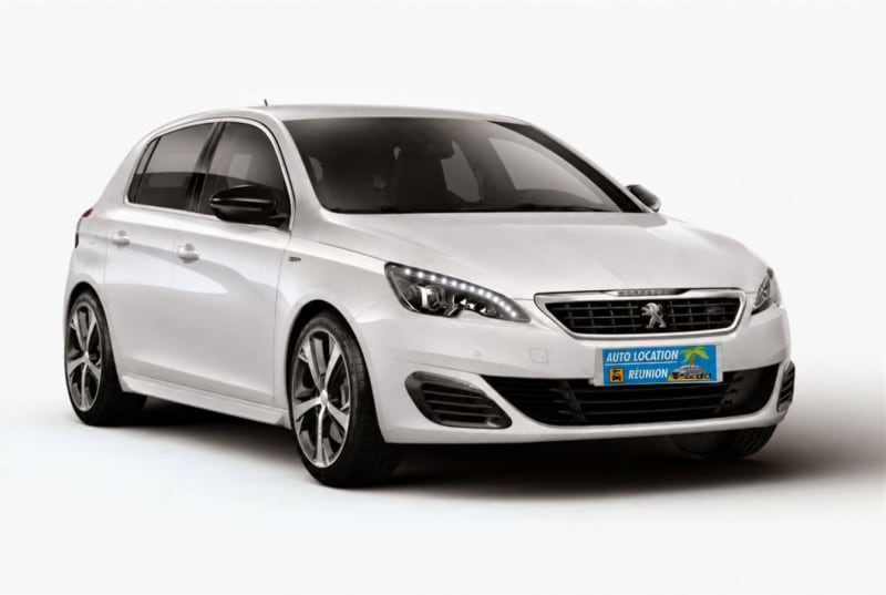 PEUGEOT 308 — location à La Réunion