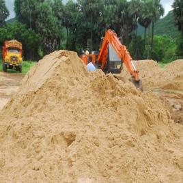 Plaster sand