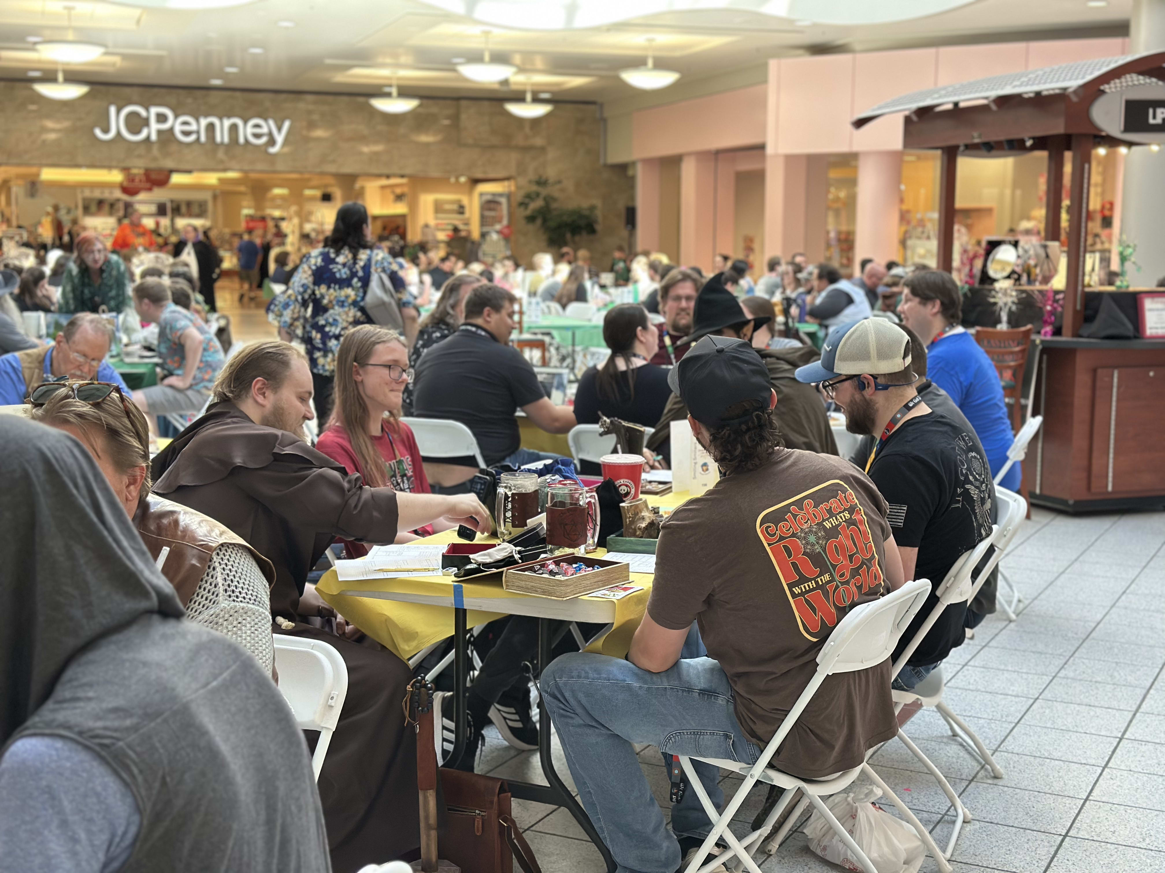 For a couple days in April or May, the Provo Towne Center mall is taken over by fantasy role-playing gamers.