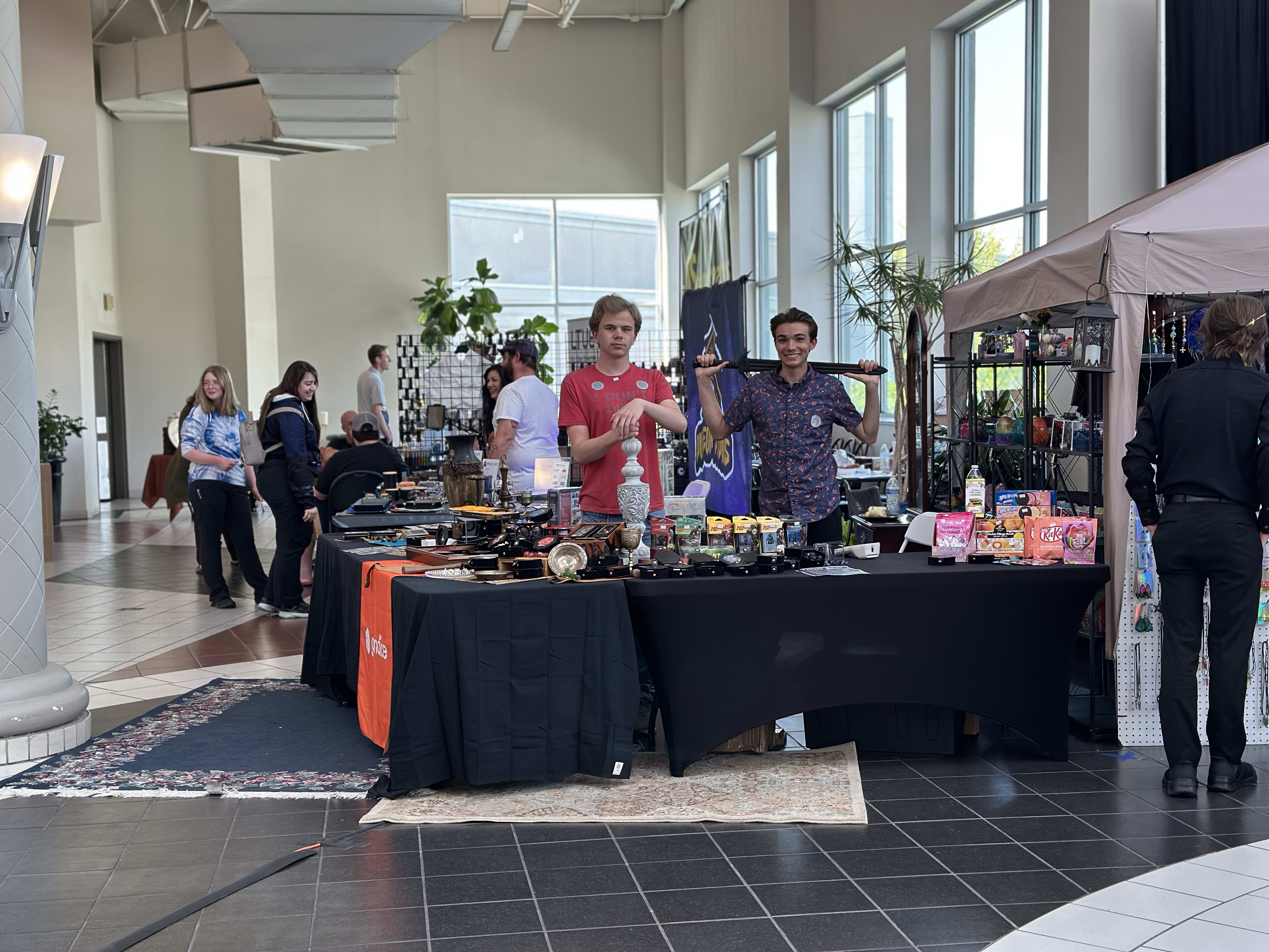 Merchants and vendors, including GMDICE, provide fine wares for the discerning RPG fan.