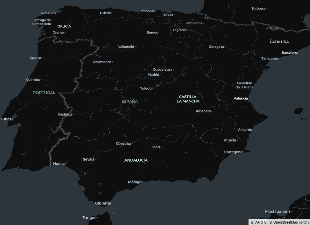 Mapa de pilotos de dron en España