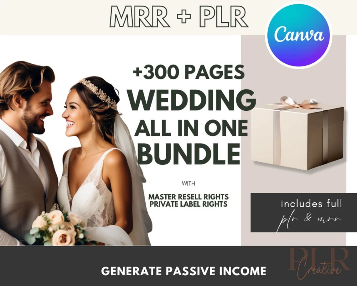 All-in-One Wedding Bundle with PLR & MRR