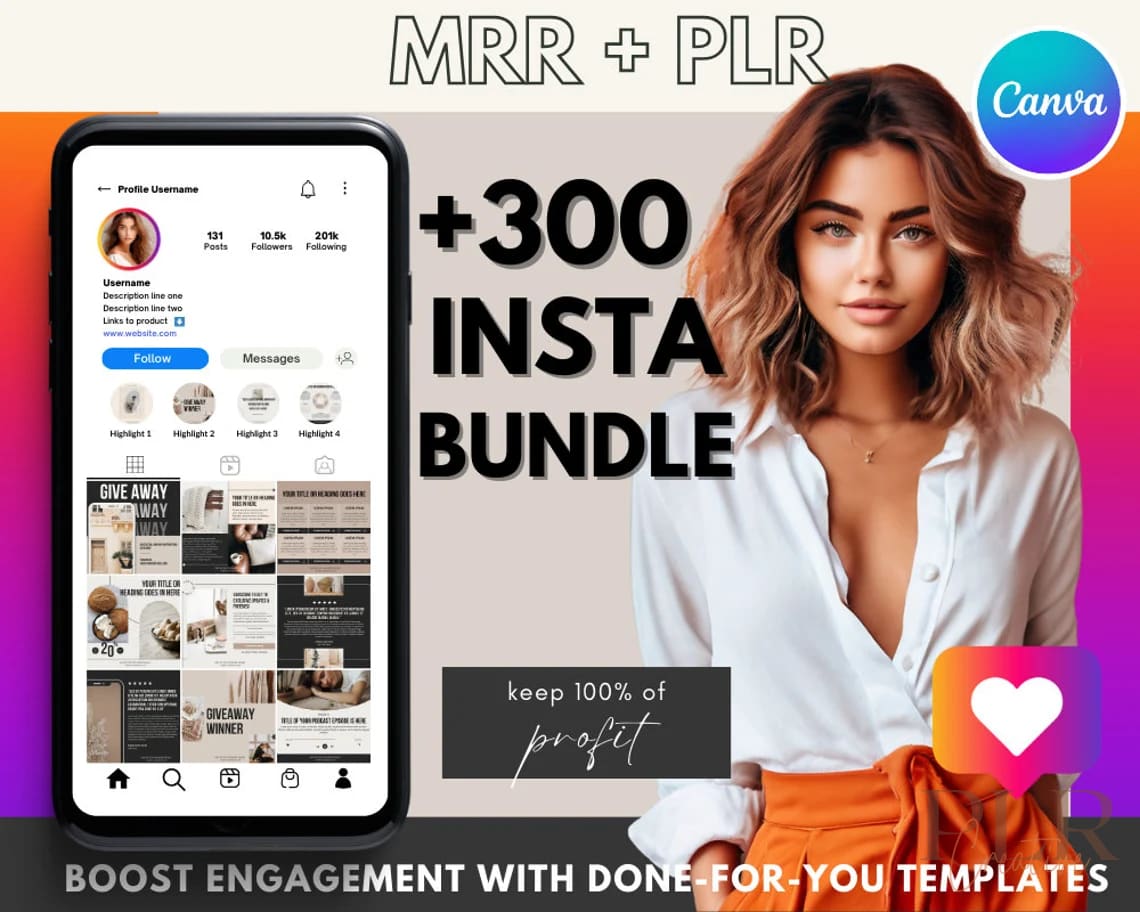Instagram Canva Template Bundle – Master Resell Rights