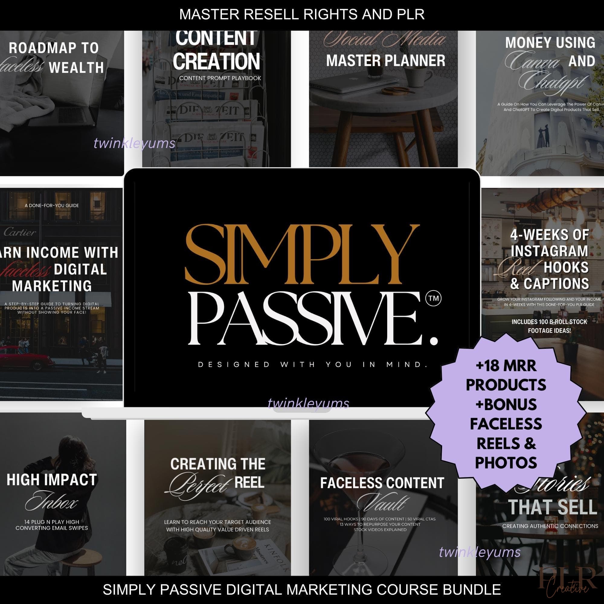 Simply Passive Digital Marketing Course with Master Resell Rights