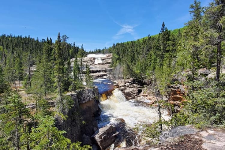 Dog River Falls on Silver Falls Trail