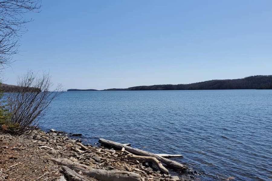 Beach on Finger Point Trail