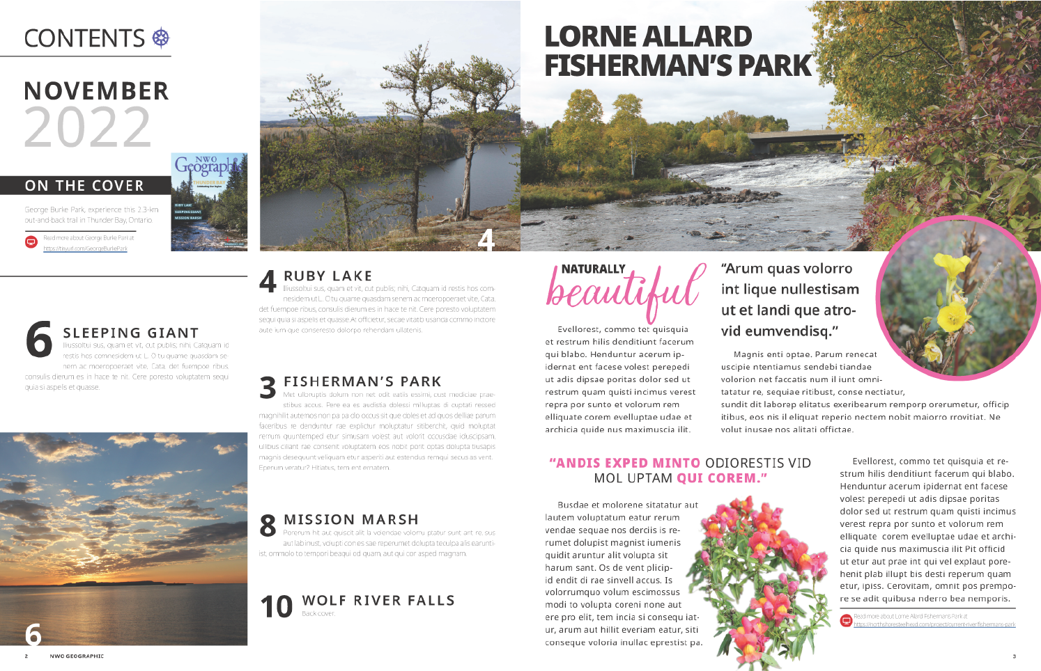 Spread of an online magazine - NWO Geographic