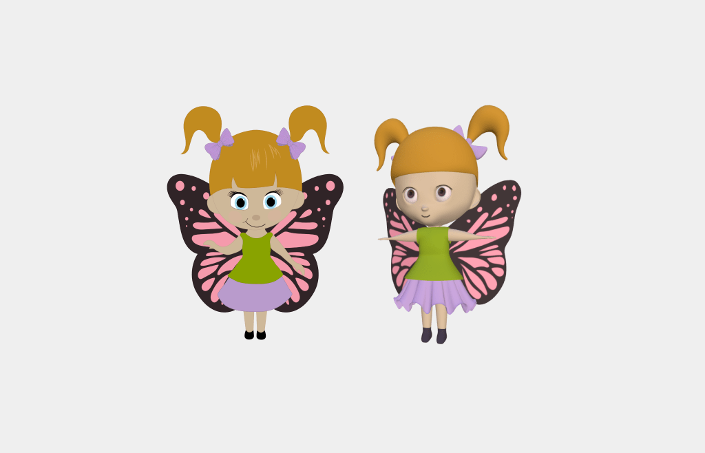 Wisteria in 2D & 3D