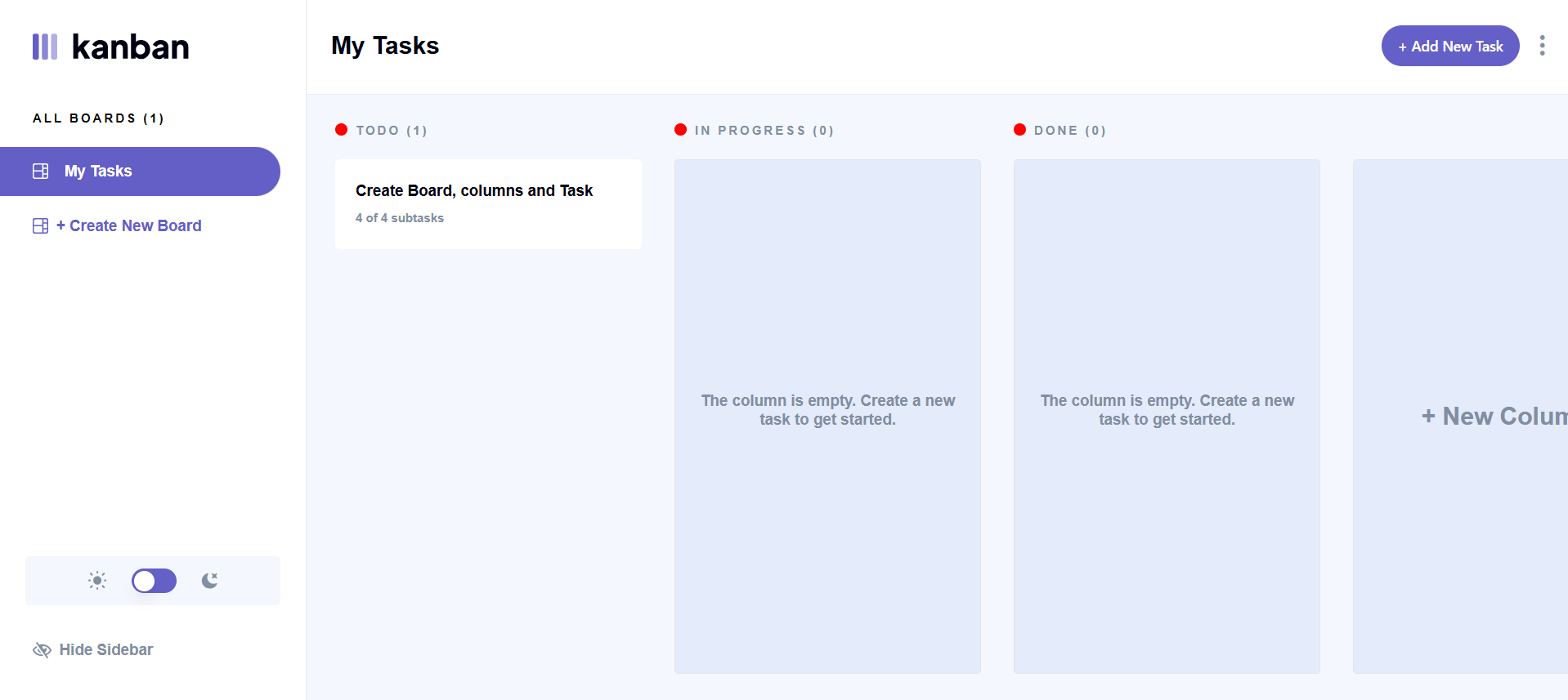 Kanban - A task management app