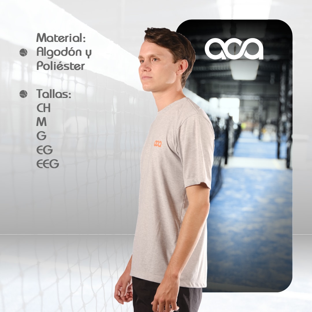PLAYERA TRAINER LINE GRIS CLARO miniatura 4