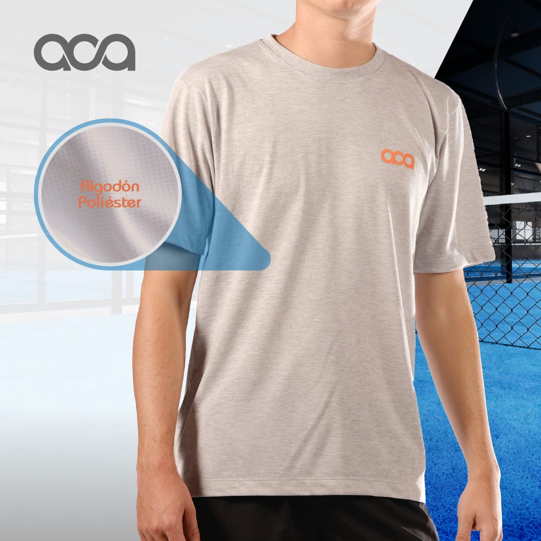 PLAYERA TRAINER LINE GRIS CLARO miniatura 6