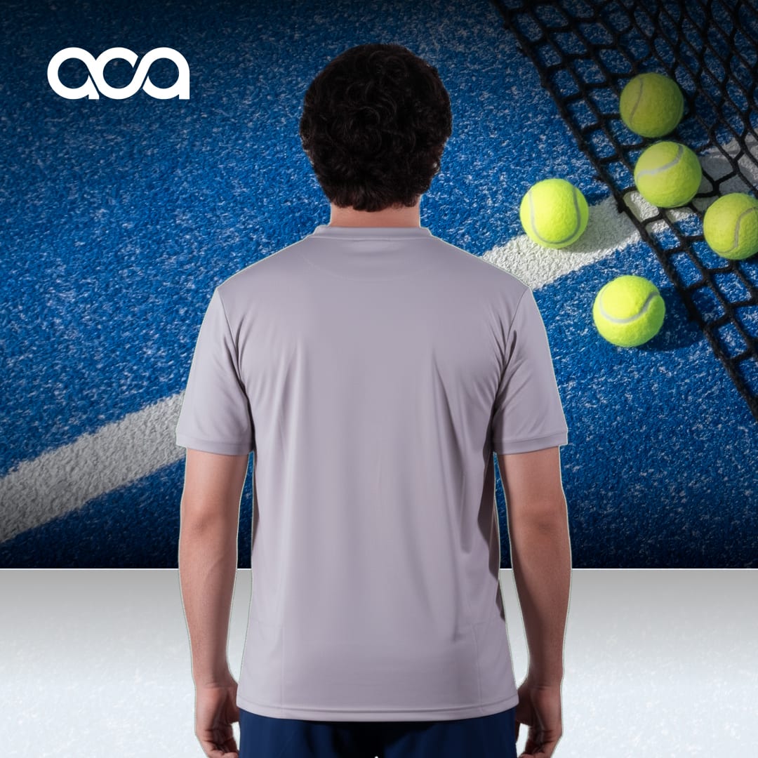 PLAYERA TECH LINE GRIS miniatura 3