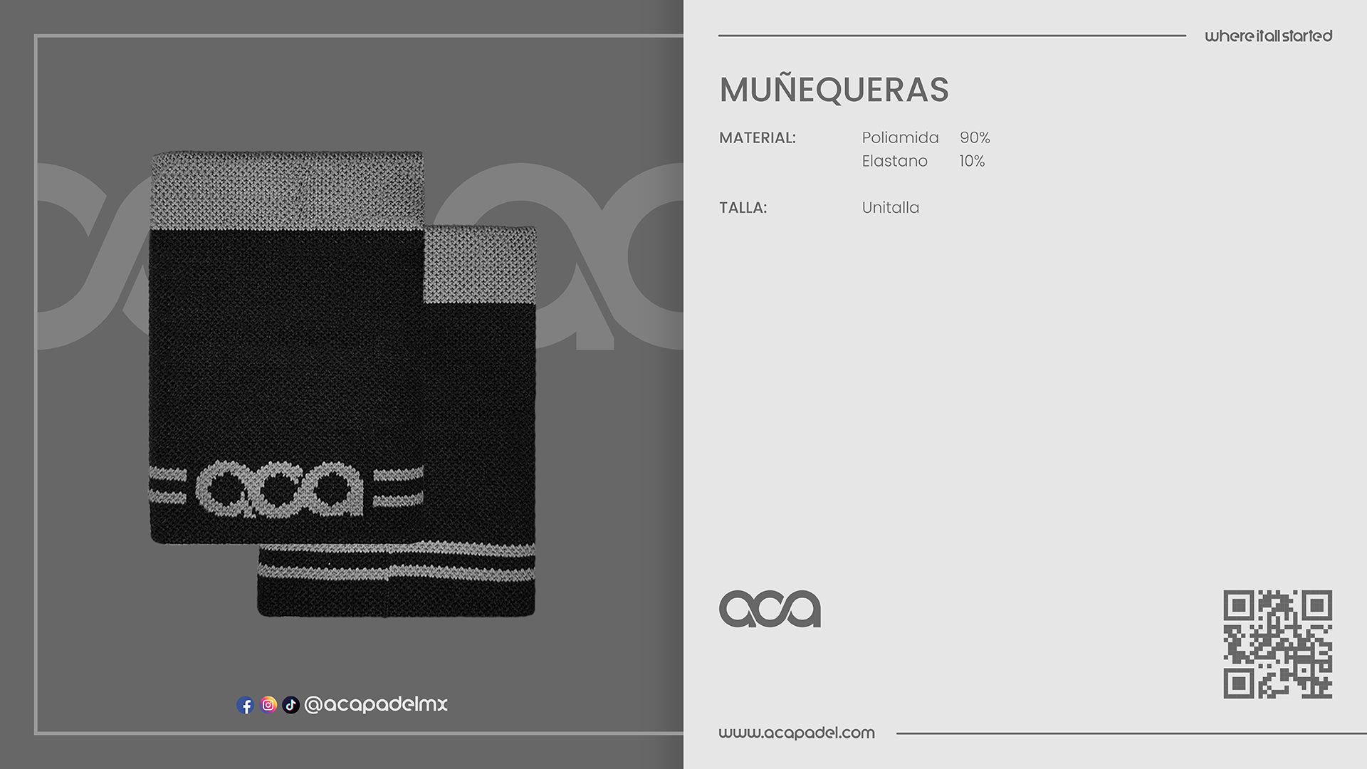Descripción de MUÑEQUERA NEGRA