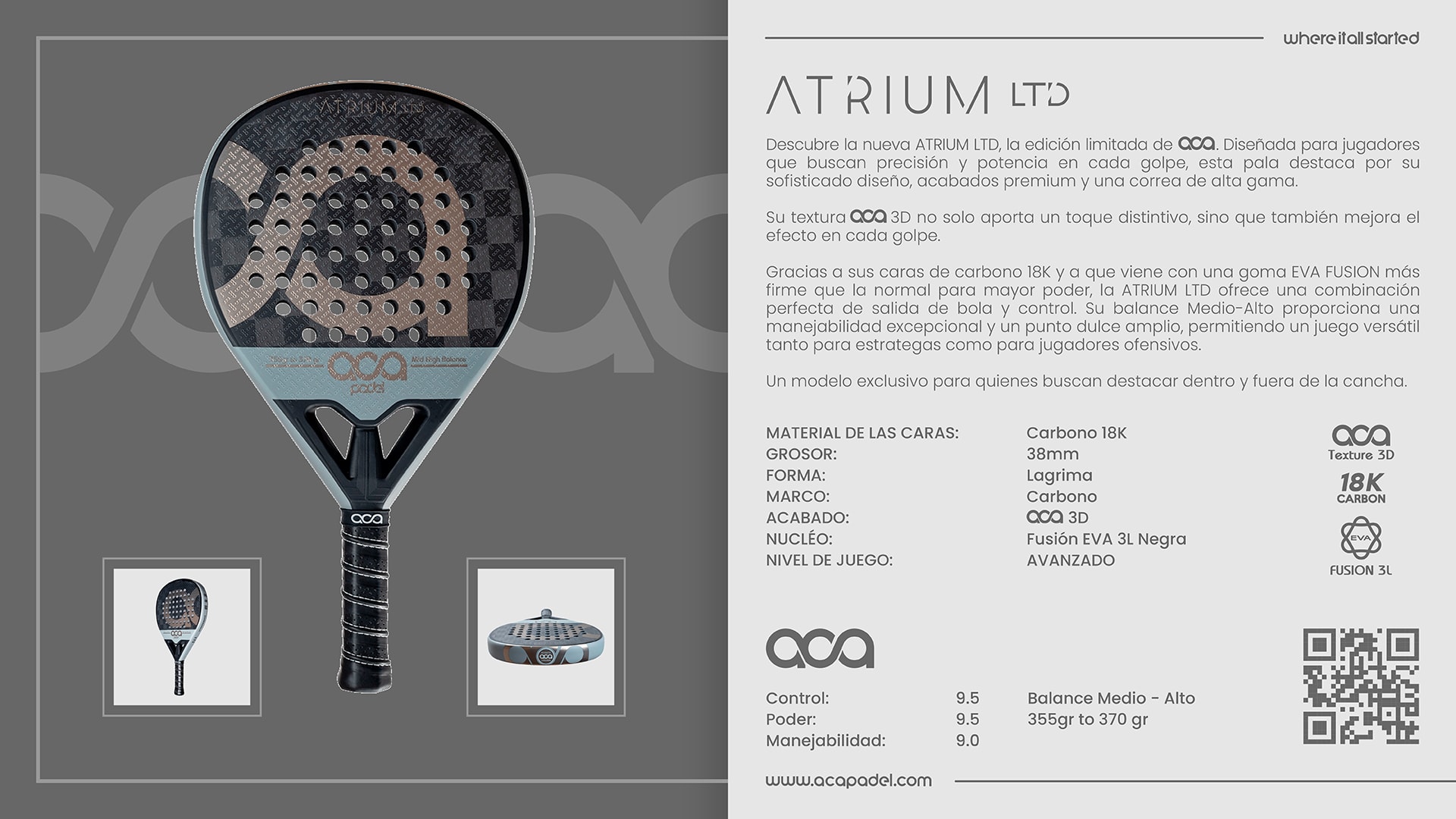 Descripción de ATRIUM LTD