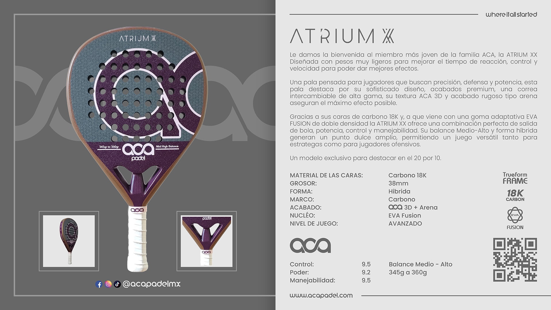 Descripción de ATRIUM XX