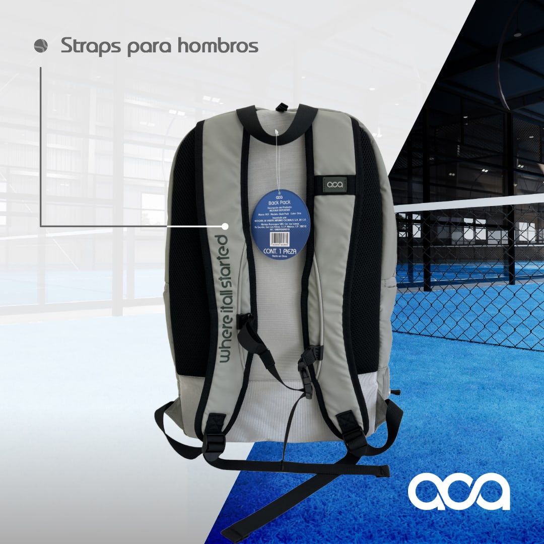 BACK PACK GRIS miniatura 6