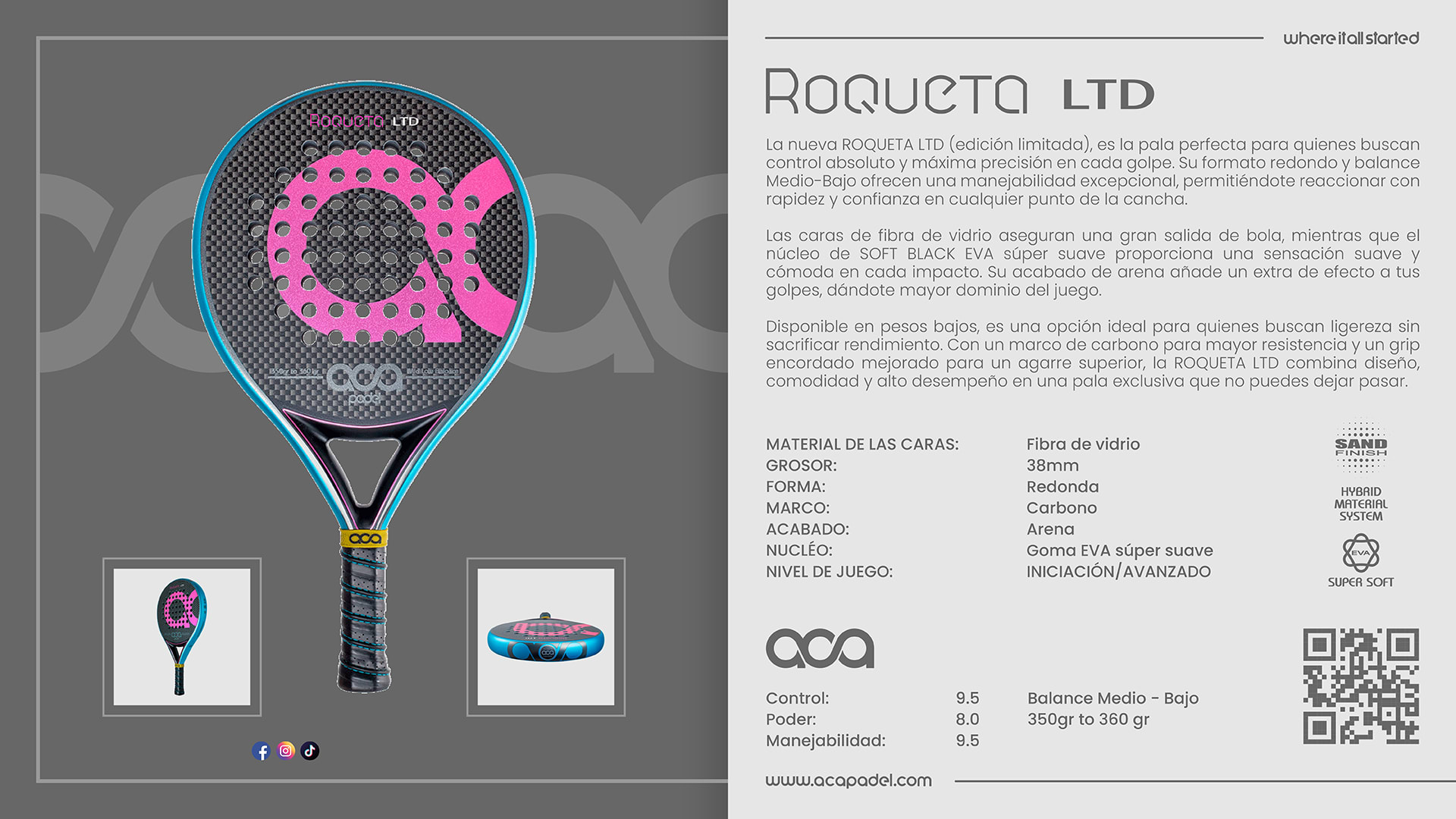 Descripción de ROQUETA LTD