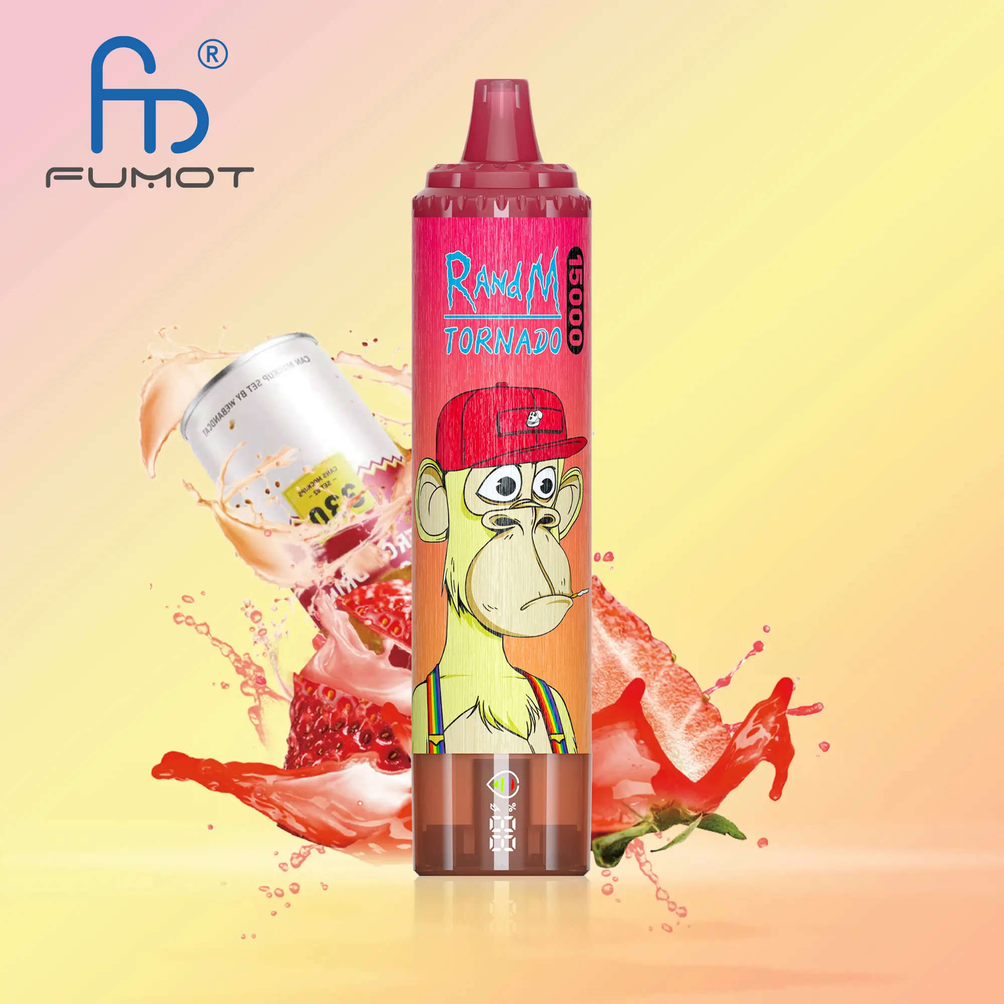 fumot 12k strawberry red bull Fumot 15000 Einweg-Vape im Test