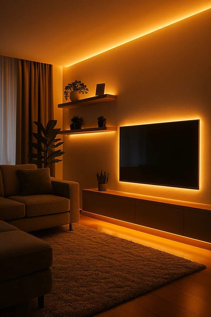 Mauno’s Decor Smart TV Immersion Lights – RGBIC LED Backlight with Camera Sync & App Control