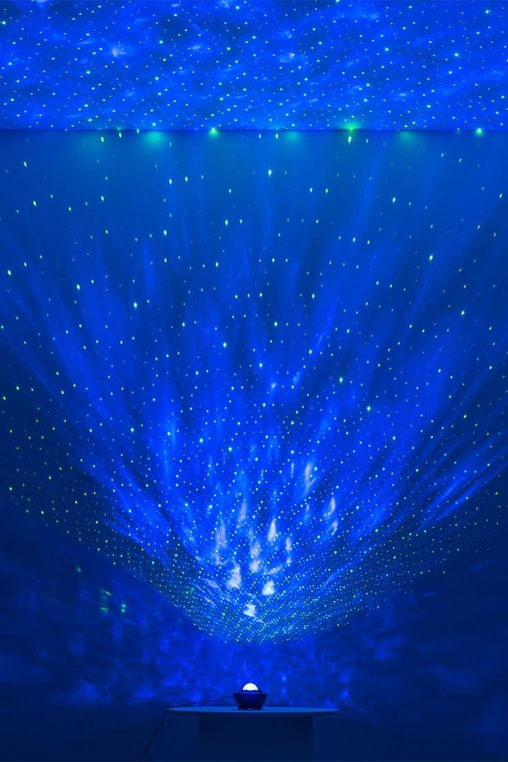 Mauno’s Decor Galactic Starry Sky Projector – 360° Rotating LED Nebula & Starry Night Light with USB Power