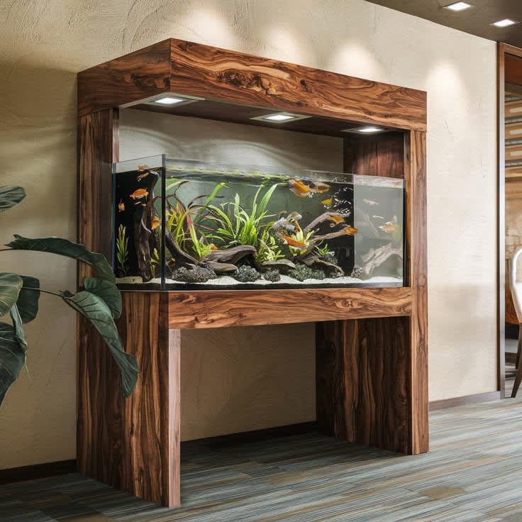 Mauno’s Decor Bespoke Living Art Aquariums – Custom-Engineered Minimalist Fish Tanks & Aquascapes