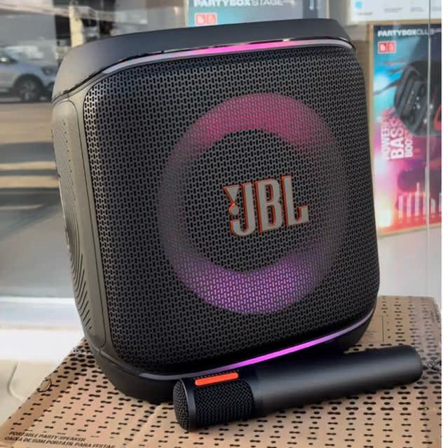 JBL PartyBox Encore Portable Party Speaker – 100W Deep Bass Sound with Digital Wireless Microphone & Dynamic Light Show
