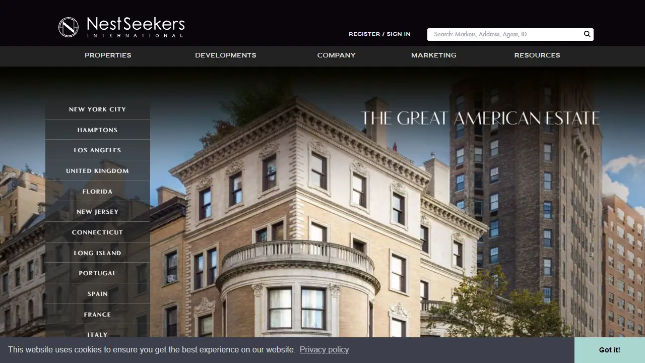 The Masters Division at Nest Seekers International